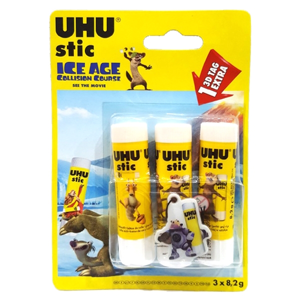 UHU - Vỉ 3 Hồ Khô 8.2G Ice Age - Helix