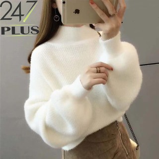 Áo len lông thỏ