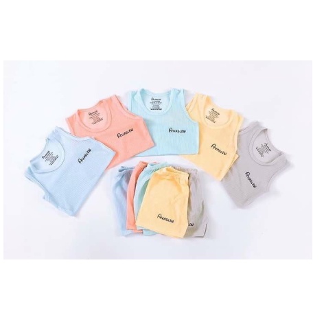 Bộ Ba Lỗ, Bộ Sát Nách Trơn Màu Cotton Mềm Mịn Thoáng Mát Chất Vải Sợi Tre Cho Các Bé 5-15Kg