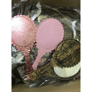 gương cầm tay hoa văn