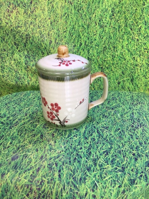 Cốc dáng trụ 330ml Bát Tràng Cao Cấp