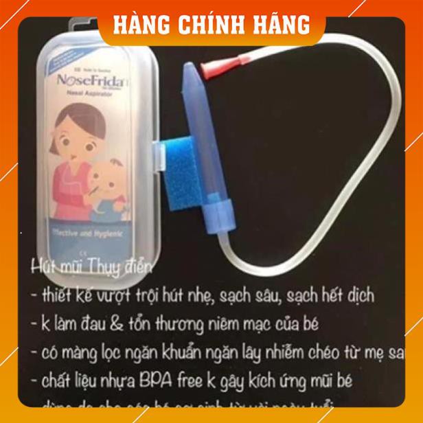 (Freeship-Hàng Chính Hãng) Hút mũi NoseFrida Thụy Điển cho bé từ sơ sinh