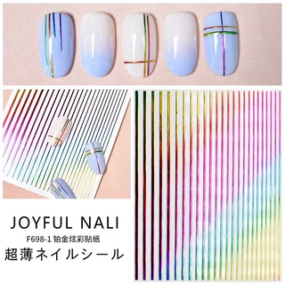 Hình dán trang trí móng cầu vồng