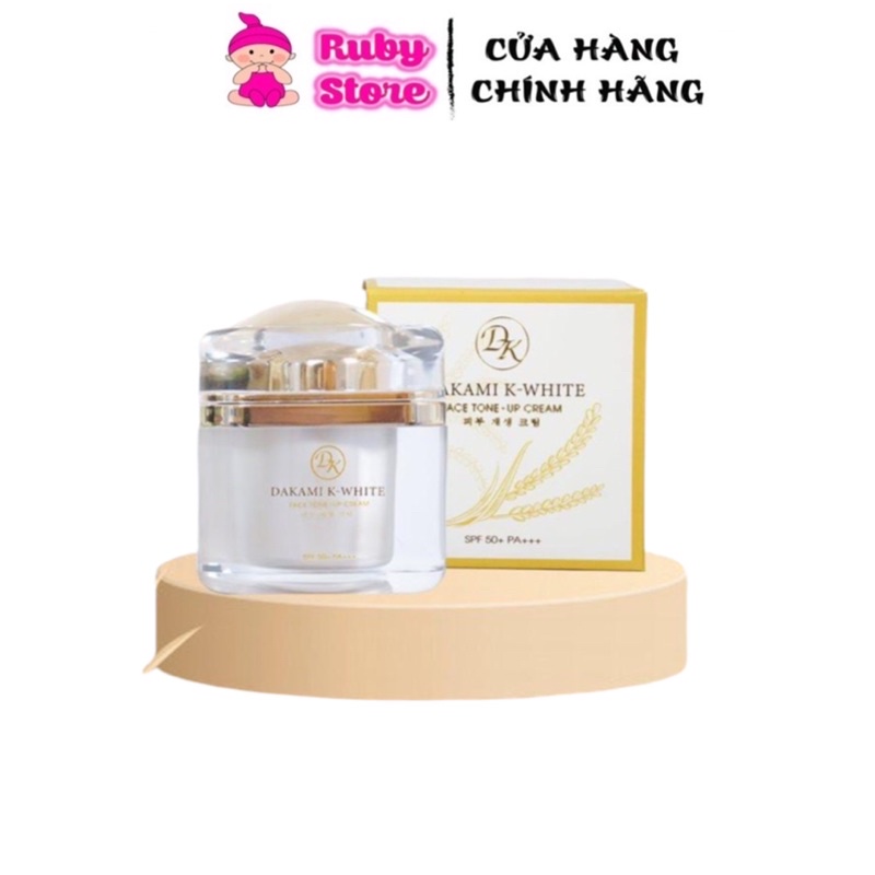 Kem Dakami K-White kem dưỡng trắng, chống nắng giảm thâm sạm Hàn Quốc