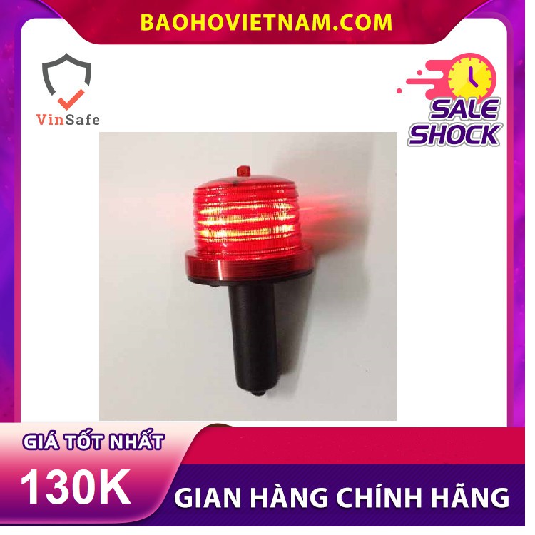 Đèn cảnh báo năng lượng mặt trời cắm cọc đa năng