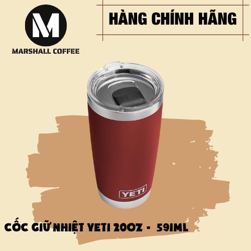 Ly giữ nhiệt Yeti Rambler 20oz nắp Magslider [Hàng Chính Hãng]