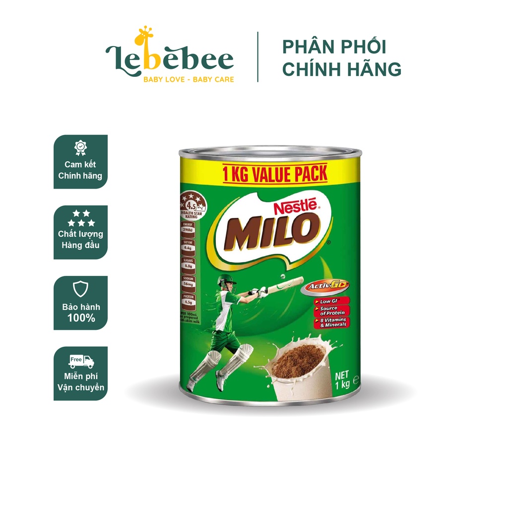 [Hàng chuẩn Air - Date mới nhất] Sữa Milo Úc Nestle ( 1kg)