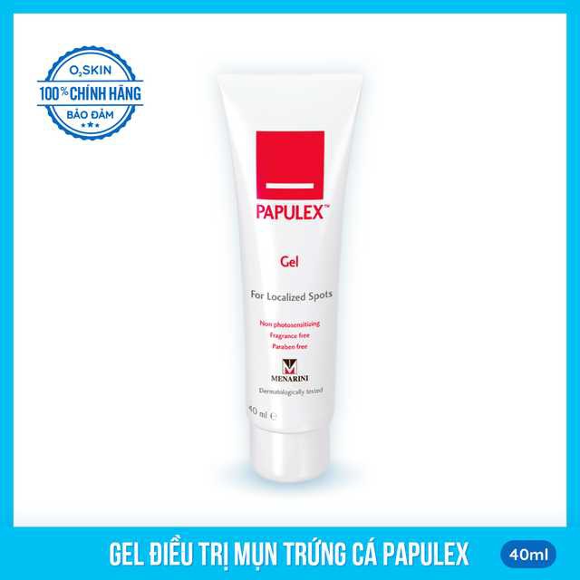 [Gel Chấm Mụn Niacinamine] Papulex For Localized Spots Giảm Sưng, Ngừa Mụn Trứng Cá Đến Từ Pháp 40ml