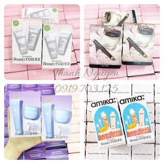 Set dưỡng da Tatcha, dưỡng tóc Olaplex, phấn phủ Laura và Amika bill Sephora Us
