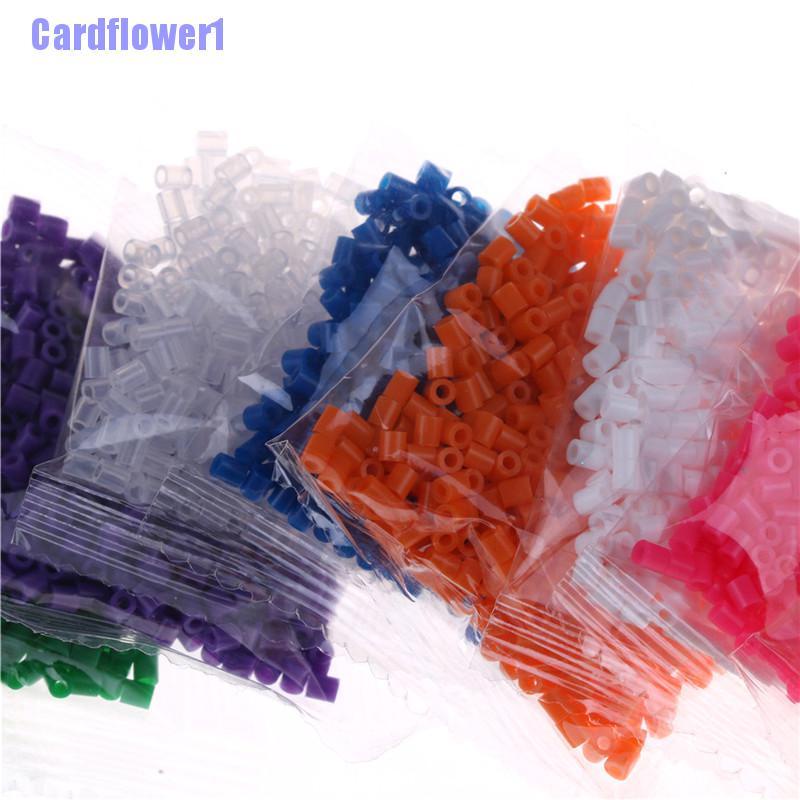 Bộ 500 hạt nhựa nhiều màu sắc tự làm đồ thủ công kích cỡ 2.6mm