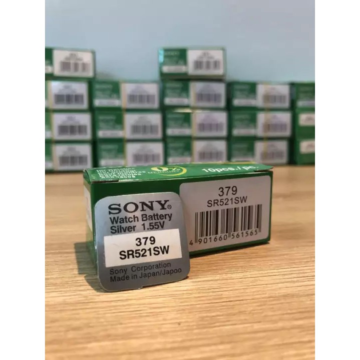 Pin Sony 379/ SR521SW dành cho đồng hồ kim 3 kim