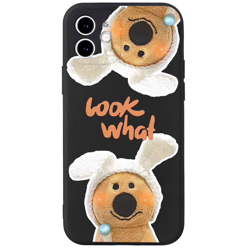 Ốp lưng JURSUE hoạt hình cặp đôi dễ thương đẹp độc lạ cho iPhone 13 12 11 Pro Max SE 2020 X XR XS 8 7 ip 6S 6 Plus Y2102