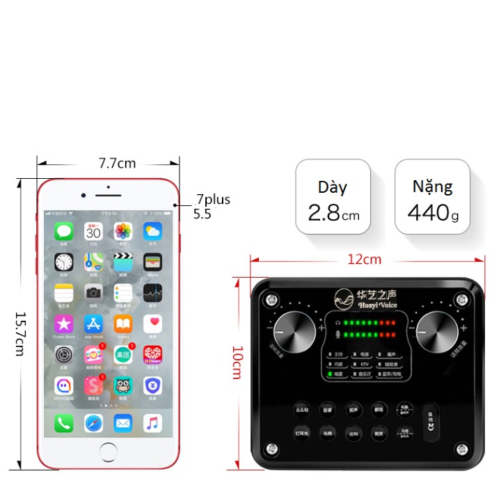 SOUNDCARD H2 PRO THU ÂM + HÁT LIVE TREAM (CÓ AUTO TUNE)