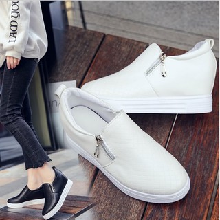 Giày lười nữ có khóa kéo