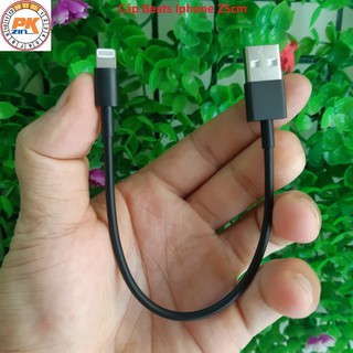 Cáp Sạc Iphone Chính Hãng (Zin 100%), Dài 25cm, Bảo Hành 12 Tháng, Độ Bền Cao, Ổn Định Dòng Điện