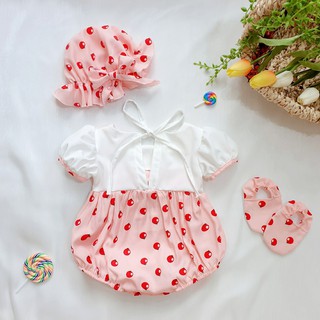 SET 2 CHI TIẾT BODY CÀ CHUA XINH SIÊU YÊU CHO BÉ GÁI