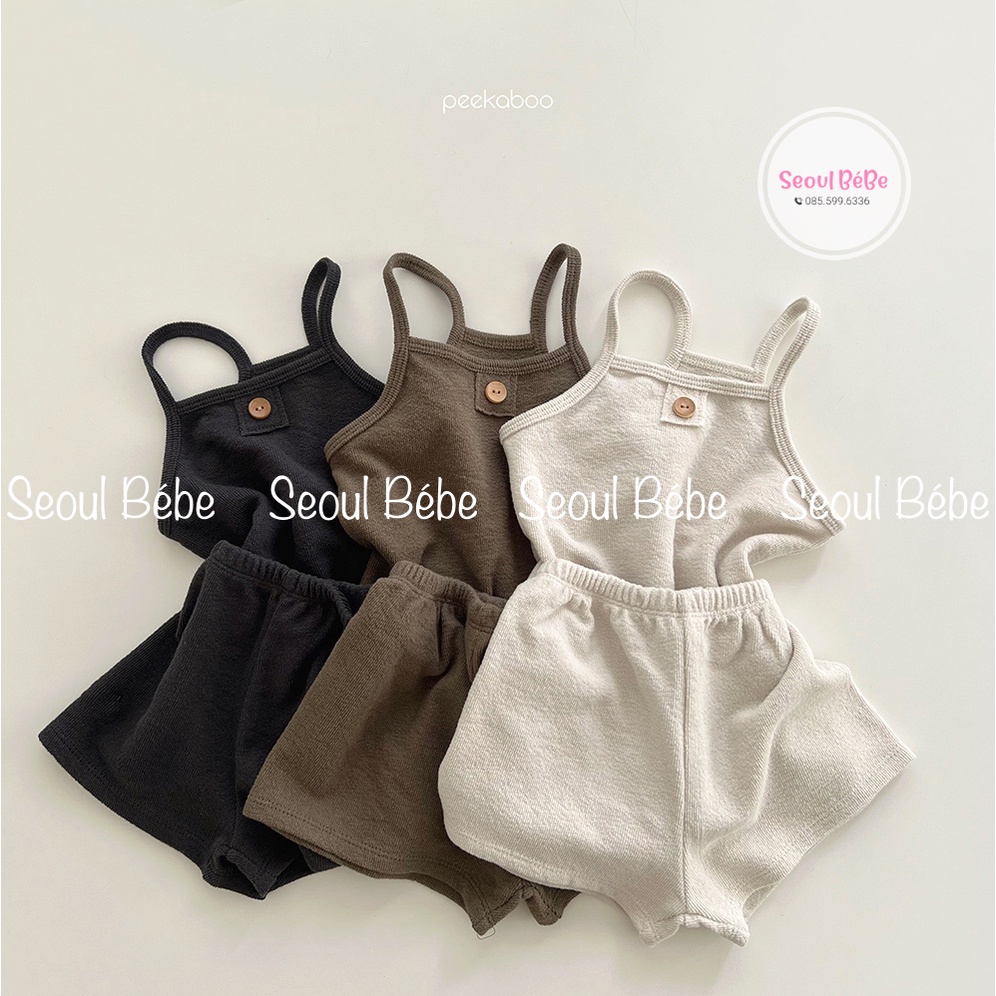 Bộ 2 dây Coconut cho bé 8-20kg hãng Peekaboo hè 2022