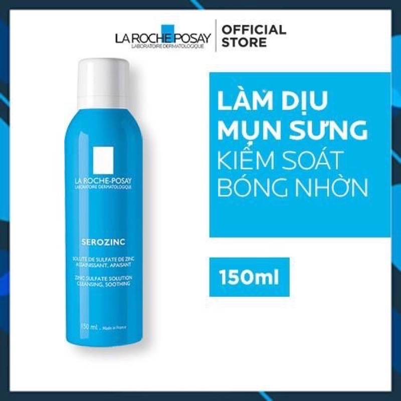 Nước Khoáng Làm Sạch Và Dịu Da La Roche Posay Serozinc 150ml