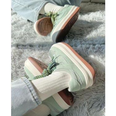 Giày Thể Thao Đế Dày Tăng Chiều Cao Cột Dây Thời Trang Xuân Hè Cho Nữ