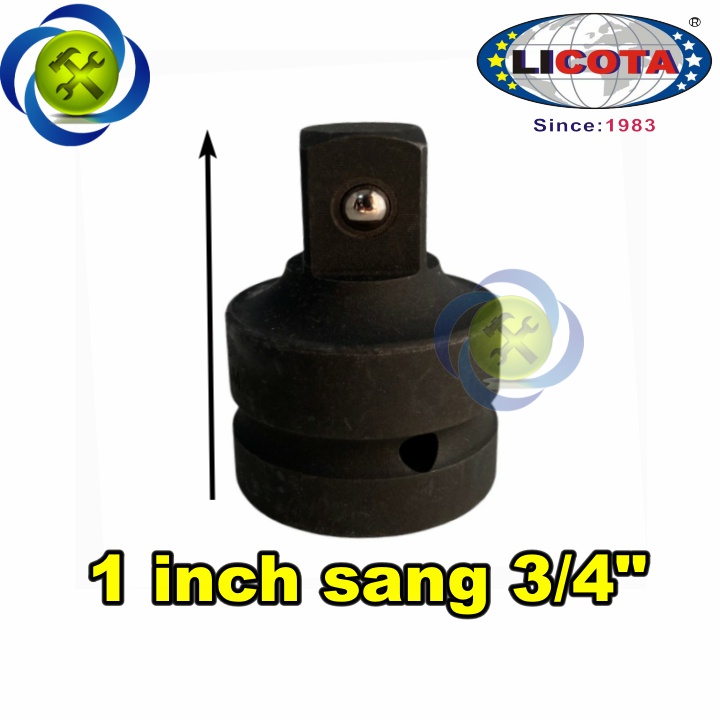 Đầu chuyển 1 inch sang 3/4 Licota AAD-P860 màu đen thép CR-MO