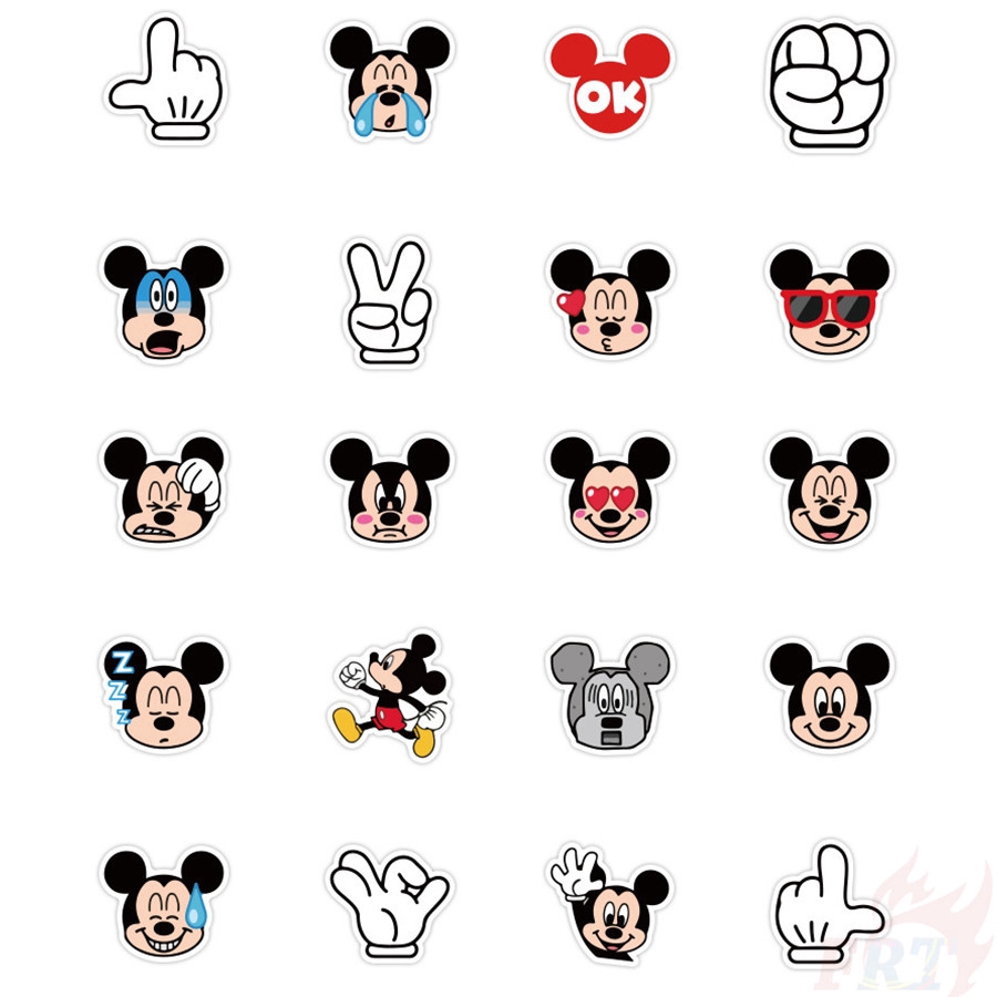 ❉ Mickey Mouse - Disney Cartoon：Mickey Mouse and Donald Duck Series 01 Stickers ❉ 40Pcs/Set DIY Decals Stickers for Album Diary Laptop Scrapbooks Skateboard