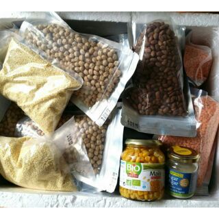 Combo đậu đen-đậu đỏ