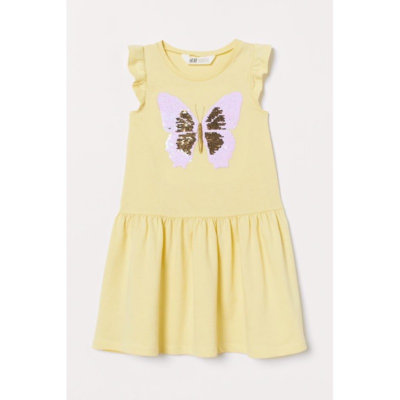 Đầm HM cánh tiên kim sa lật