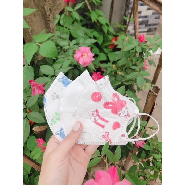 [4-12 tuổi] Sỉ 1 thùng (gồm 200 cái) khẩu trang N99 Duy Anh hàng chính hãng