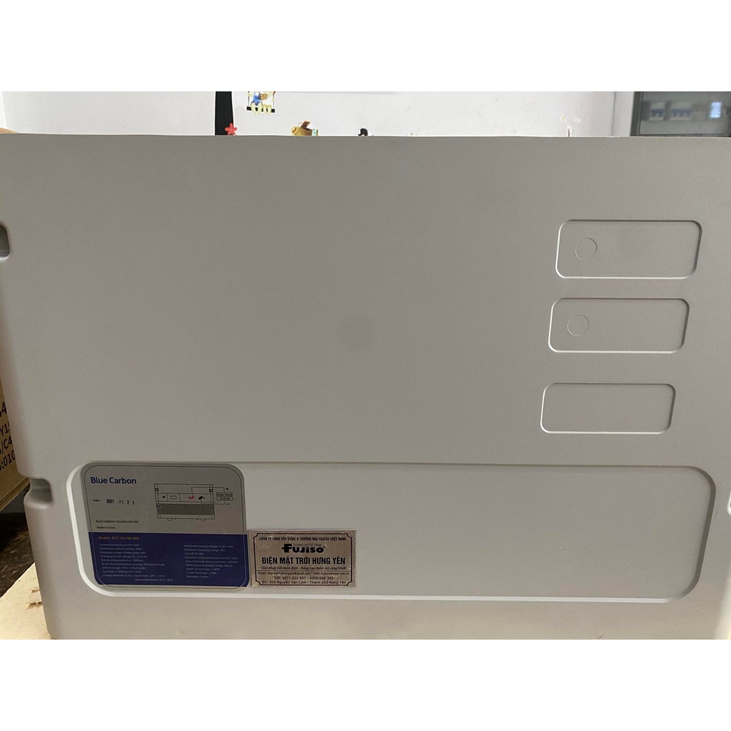 PIN LƯU TRỮ LITHIUM-ION Blue Carbon 48V 200AH Hàng nhà máy đóng bảo hành 3 năm.