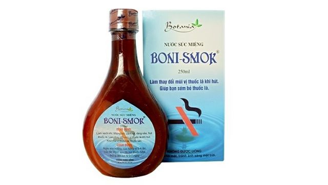 Nước súc miệng cai thuốc lá BONI-SMOK
