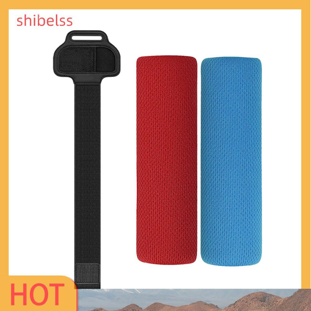 （ʚshibelss）Leg Fixing Strap Sport Band+Non-Slip Ring-Con Grips Fit for Nintend Switch
