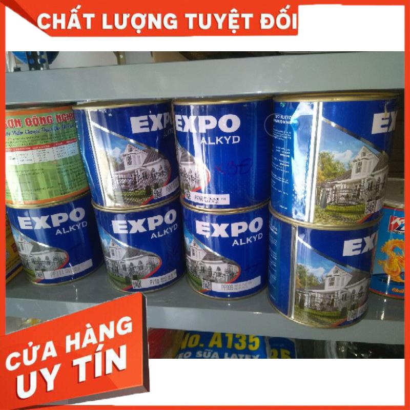 lon 1kg sơn expo,sơn dầu expo mau khô chống rỉ sét