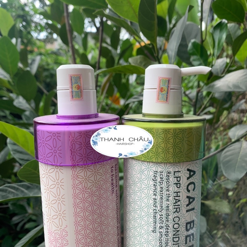 Gội và xả phục hồi tóc siêu mềm mượt Acai Beauty 500ml