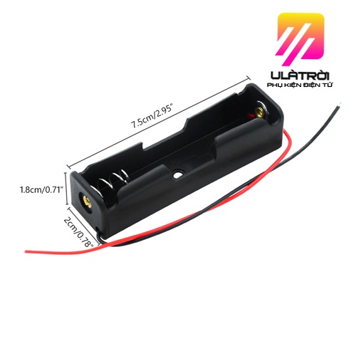 Đế pin 18650 có dây mắc nối tiếp 1-4 Pin 18650