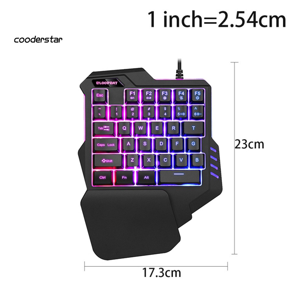 Bàn Phím Chơi Game Wdp Pro, Led Rgb, Tích Hợp Chuột Cho Pc / Laptop