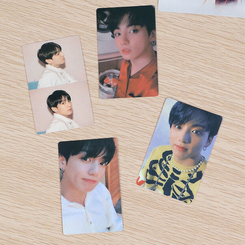 Bộ Ảnh Thẻ Hình Nhóm Nhạc Bts Bằng Giấy