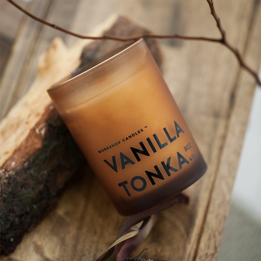 Nến Thơm &quot;VANILLA TONKA&quot; - Nốt Hương Vani dịu ngọt