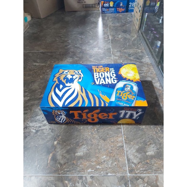 NOW SHIP Thùng 24 lon bia Tiger 330ml