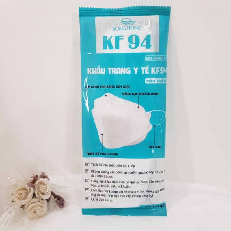 Khẩu trang KF94 Sông Hồng cao cấp-Khẩu trang chính hãng Sông Hồng | BigBuy360 - bigbuy360.vn