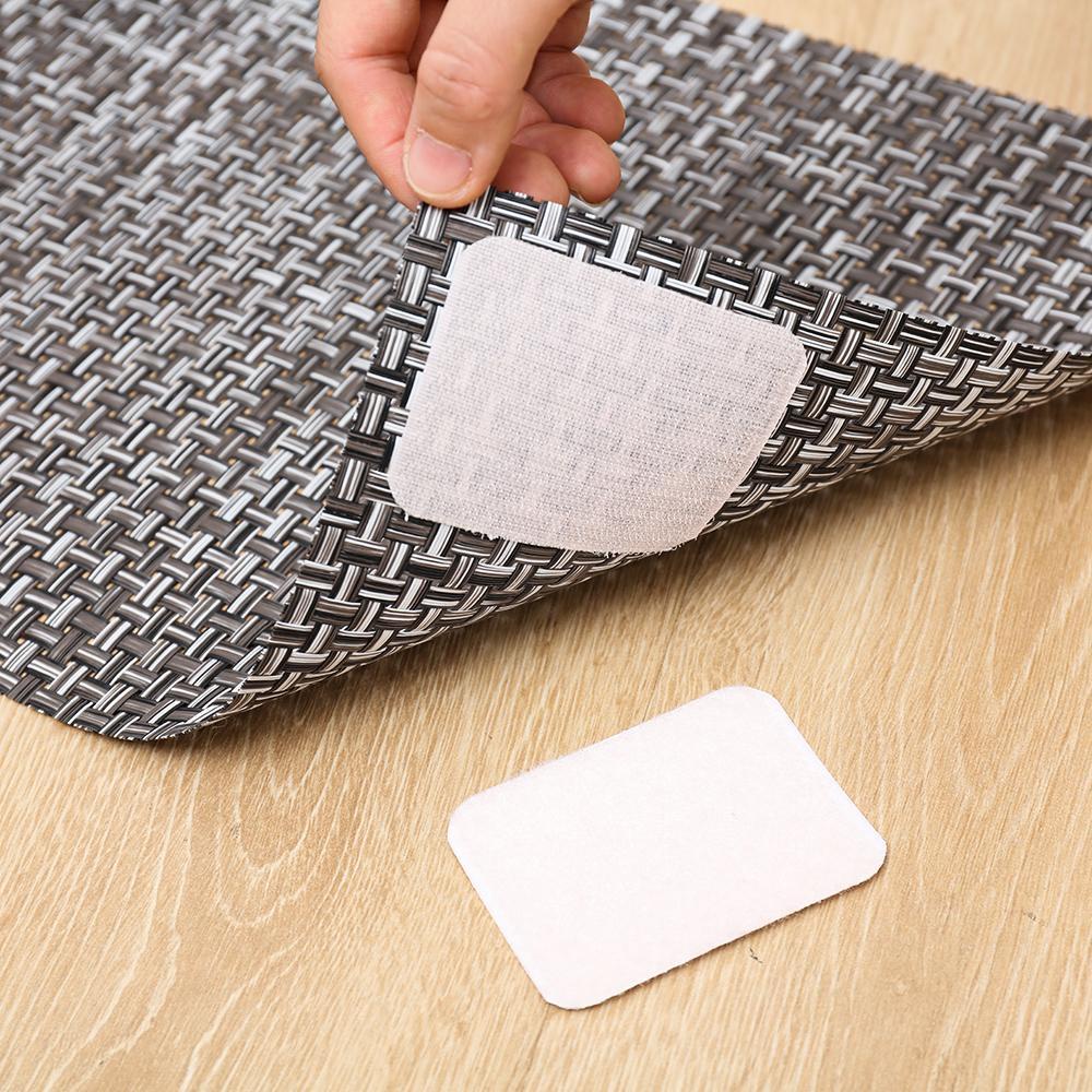 JUNE Set 10 Cặp Miếng Dán Giá Đỡ Đệm Ghế Sofa Tự Dính Hai Mặt Chống Trượt