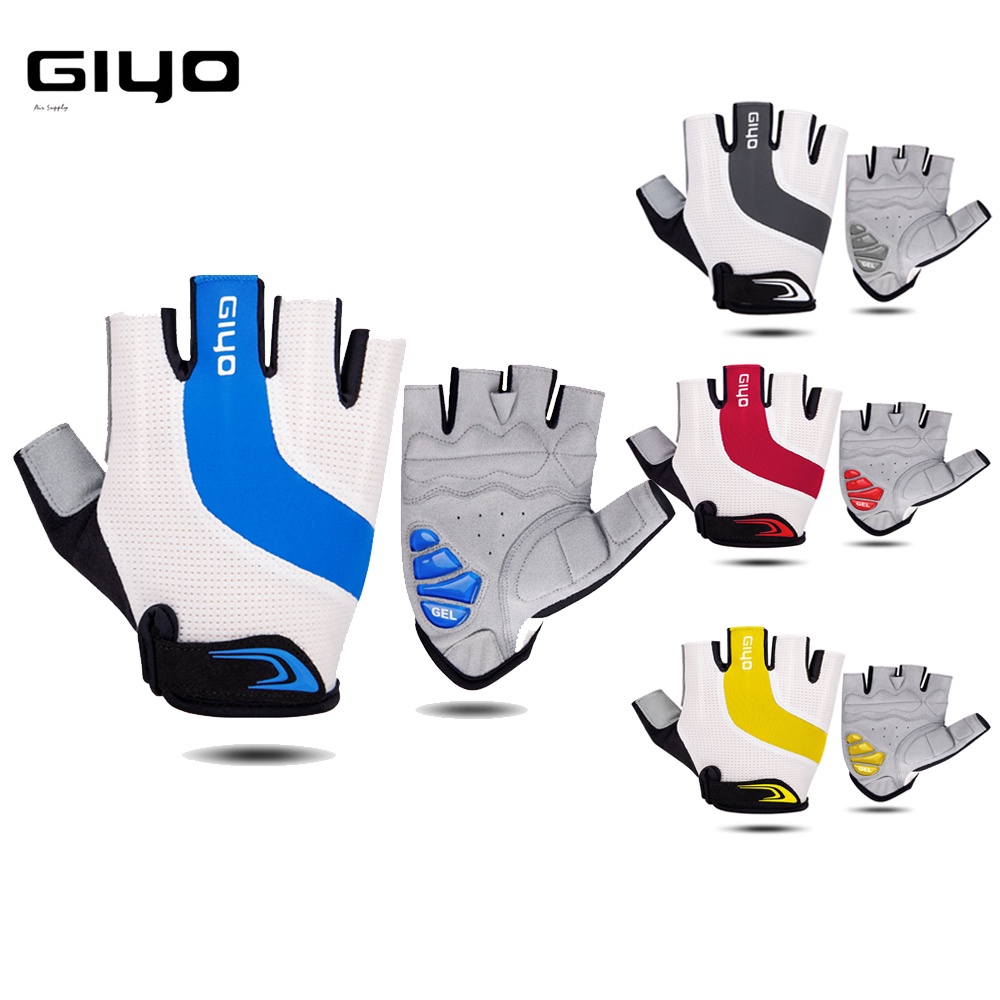 Găng tay lái xe đạp hở ngón Giyo Lycra