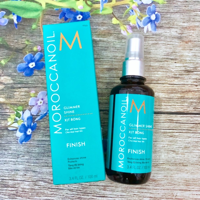 [Chính hãng] [Siêu rẻ] XỊT BÓNG MOROCCANOIL GLIMMER SHINE FINISH CAO CẤP 100ML