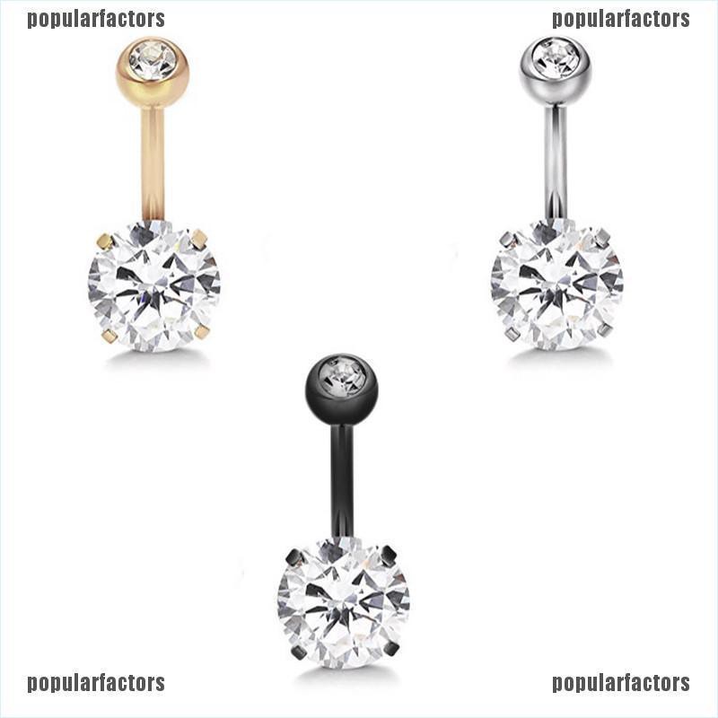 Khuyên Rốn Đính Đá Pha Lê Dễ Thương