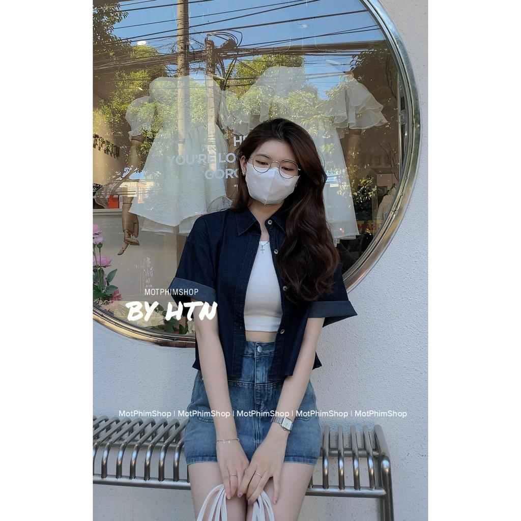 SƠ MI JEANS CROPTOP