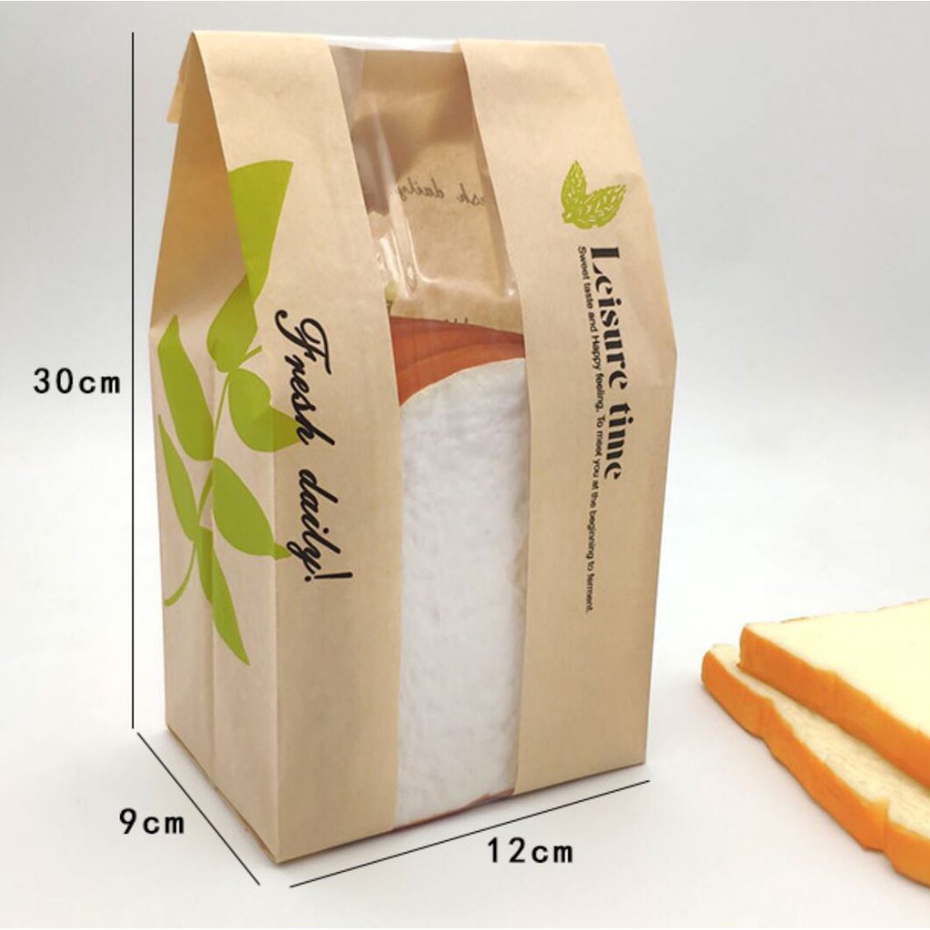 50 cái túi đựng bánh mì hoa cúc dọc size 30cm có nhiều mẫu để lựa chọn