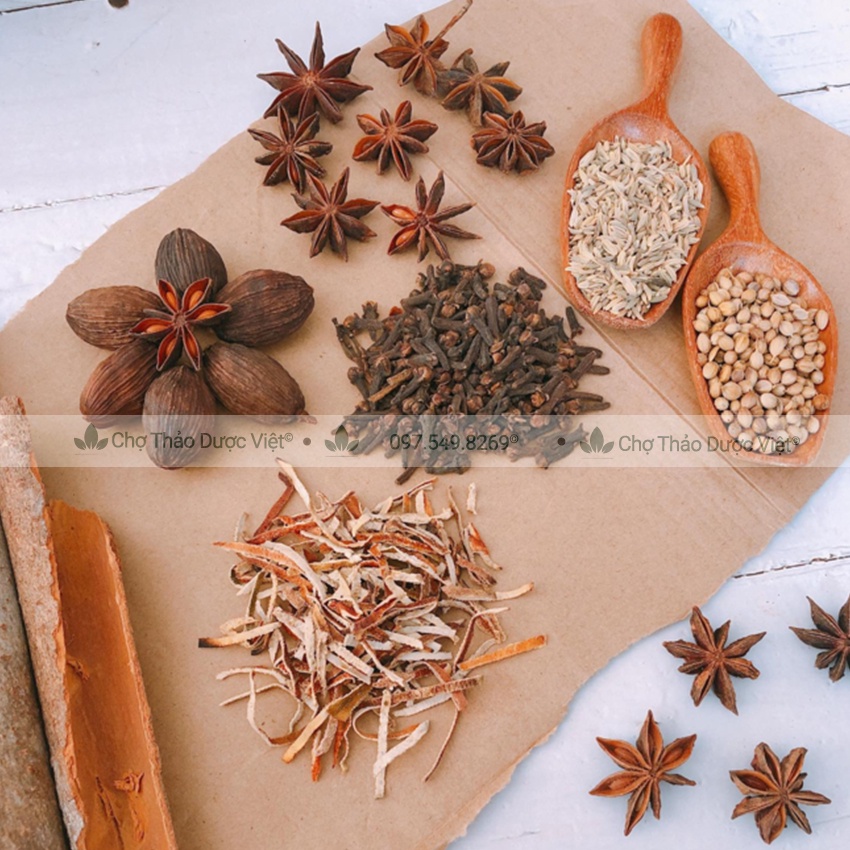 Gia vị gà ủ muối hoa tiêu (Tặng công thức + gia vị chấm gà hạt dổi, mắc khén) - Chợ Thảo Dược Việt