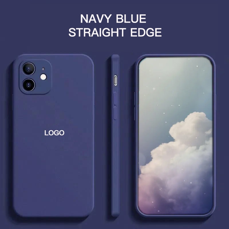 Ốp Điện Thoại Silicon Mềm Màu Trơn Cho IPhone 12 12pro 12promax 11 11pro 11promax Xsmax Xr X Xs Djs7
