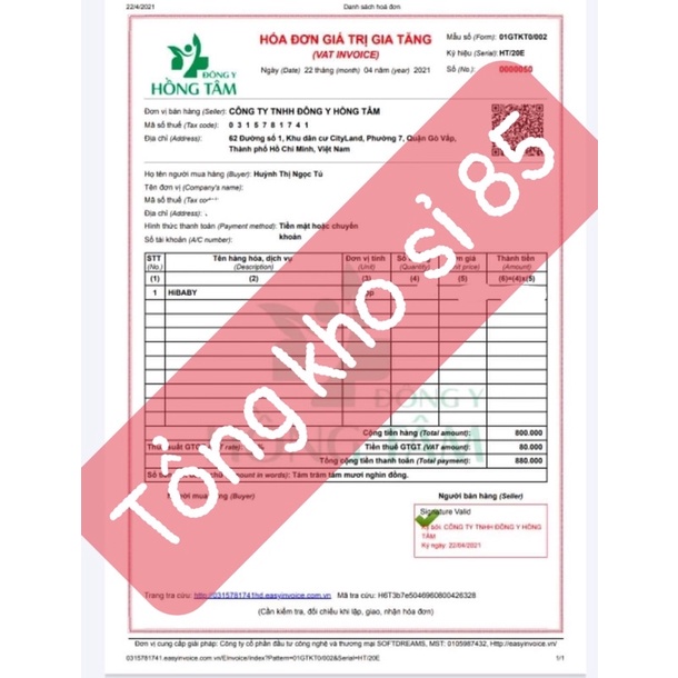 Siro Hibaby giúp trẻ ăn ngon cải thiện hệ tiêu hóa Hồng Tâm - Đông Y Hồng Tâm