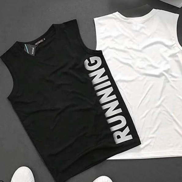 Áo ba lỗ nam Mantoni , Áo tanktop sát nách nam RUNNING