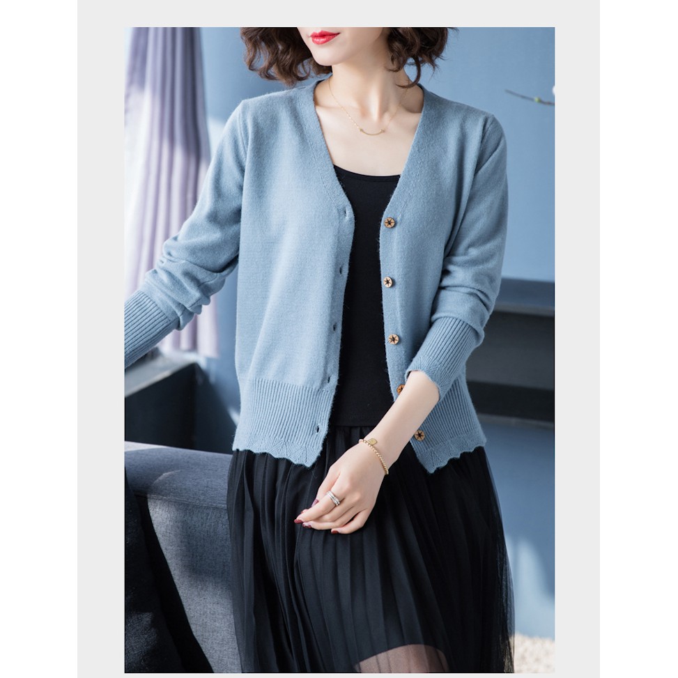 Áo khoác cardigan len nữ đẹp, hàng nhập, chất đẹp, kiểu dáng hàn quốc | BigBuy360 - bigbuy360.vn